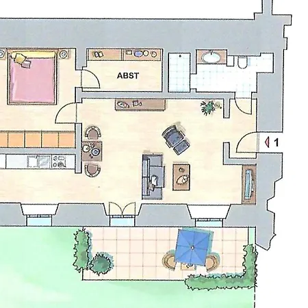 Appartement Jagdschloss Zu 1 Eleonore *